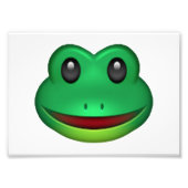 Frog - Emoji Foto Afdruk (Voorkant)