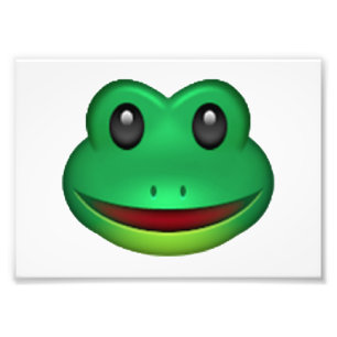 Frog - Emoji Foto Afdruk