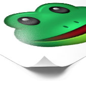 Frog - Emoji Foto Afdruk (Hoek)