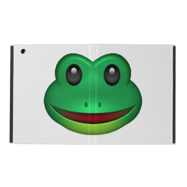 Frog - Emoji iPad Hoesje (Buitenkant)