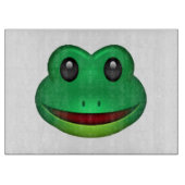 Frog - Emoji Snijplank (Voorkant)