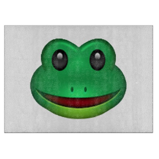 Frog - Emoji Snijplank (Voorkant)