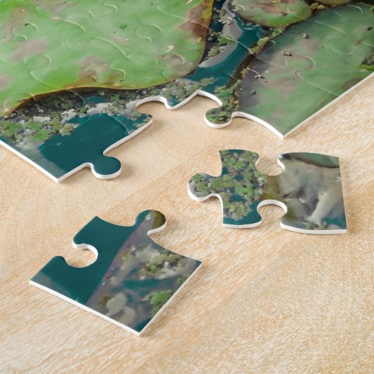 Frog en Lily Jigzaag Puzzle Legpuzzel (Zijkant)