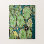Frog en Lily Jigzaag Puzzle Legpuzzel (Verticaal)