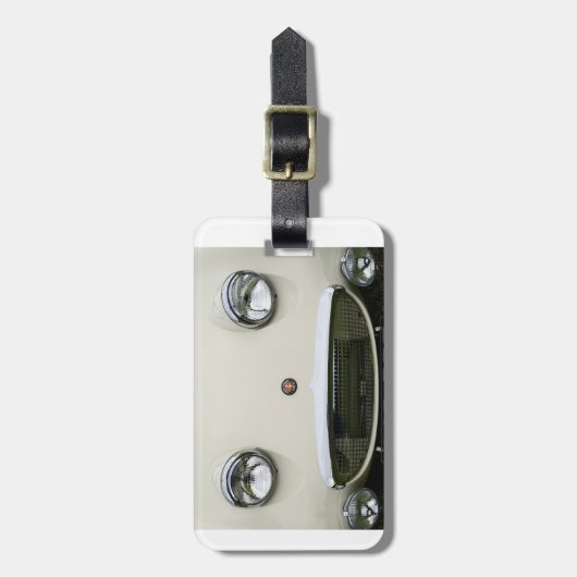 "Frog Eyed" Austin Sprite Bagagelabel (Voorkant verticaal)