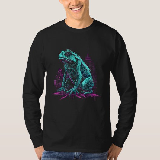 Frog fantasy architecture animal  animals frog t-shirt (Voorkant)