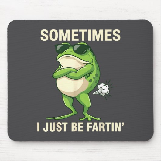 Frog Farting Just Sometimes I Lovers Muismat (Voorkant)
