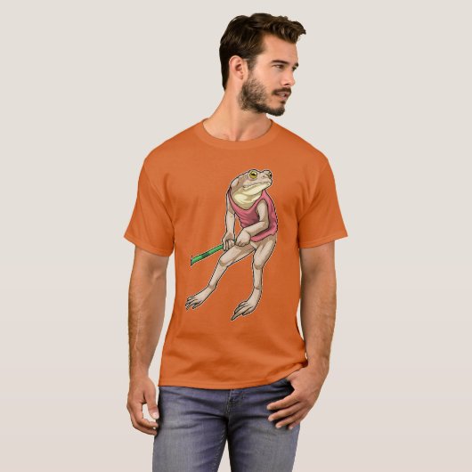 Frog Field hockeystick T-shirt (Voorkant volledig)
