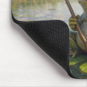 Frog Fishing From a Lily Pad Muismat (Hoek)