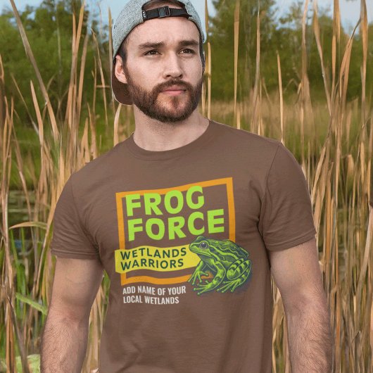 Frog Force Wetlands Warriors Natuur Lover T-shirt
