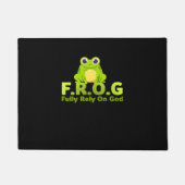 FROG funny definition fully rely on god Deurmat (Voorkant)