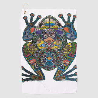 Frog Golf Towel Golfhanddoek