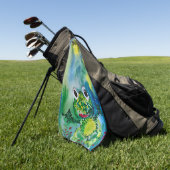 Frog Golfhanddoek (Groen)