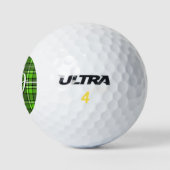 Frog Green Plaid - Veel tinten groen Golfballen (Logo)