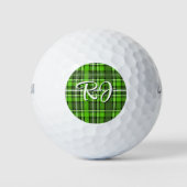 Frog Green Plaid - Veel tinten groen Golfballen (Voorkant)