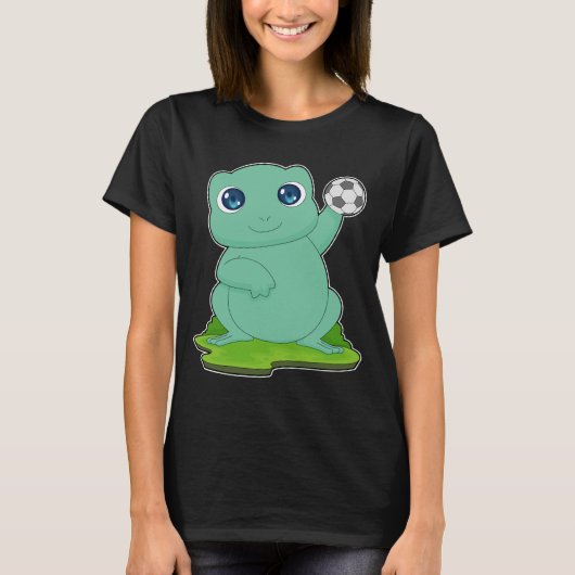Frog Handball player Handball Sports T-shirt (Voorkant)
