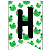 Frog Happy Birthday Vlaggetjes (Tweede vlag)