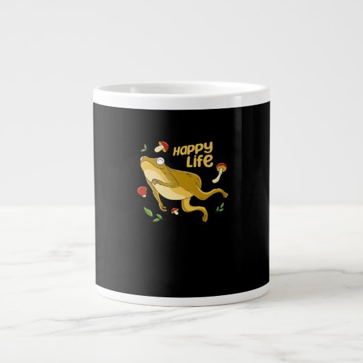 Frog Happy Essential Minimal Design Grote Koffiekop (Voorkant)
