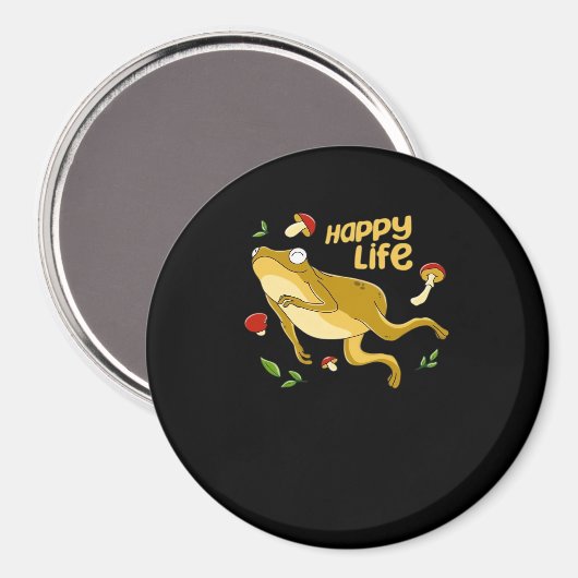 Frog Happy Essential Minimal Design Magneet (Voorkant / Achterkant)