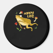 Frog Happy Essential Minimal Design Magneet (Voorkant)