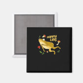 Frog Happy Essential Minimal Design Magneet (Voorkant / Achterkant)