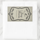 Frog Hearts Halloween Jar Sticker Label (Tas)