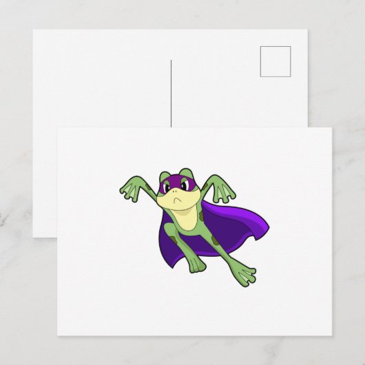 Frog Hero Briefkaart (Voorkant / Achterkant)