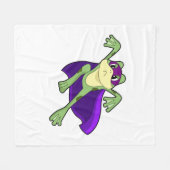 Frog Hero Fleece Deken (Voorkant (Horizontaal))
