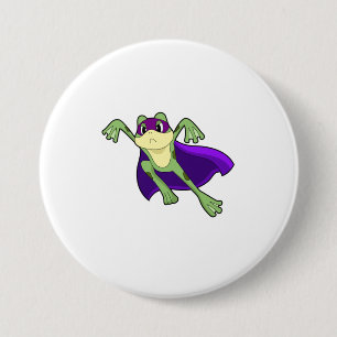 Frog Hero Ronde Button 7,6 Cm