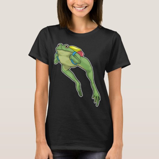 Frog Hiker-rugzak T-shirt (Voorkant)