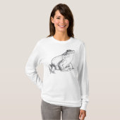 Frog Hoodie Bullfrog Art Shirt Cool Frog Hoodie (Voorkant volledig)