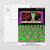 Frog Horror Film Grappige T-shirts Mokken Kaarten (Voorkant / Achterkant)