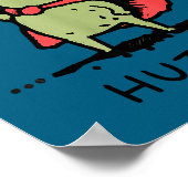 Frog Huzzah Frog Knight Funny Sword Meme Quote Chr Poster (Hoek)