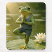 Frog In a Yoga Tree Pose Muismat (Voorkant)