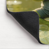 Frog In a Yoga Tree Pose Muismat (Hoek)