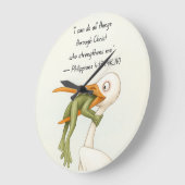 Frog in Distress Clock Grote Klok (Hoek)