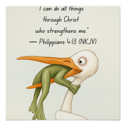 Frog in distress poster (Voorkant)