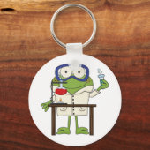Frog in the Science Lab Sleutelhanger (Voorkant)