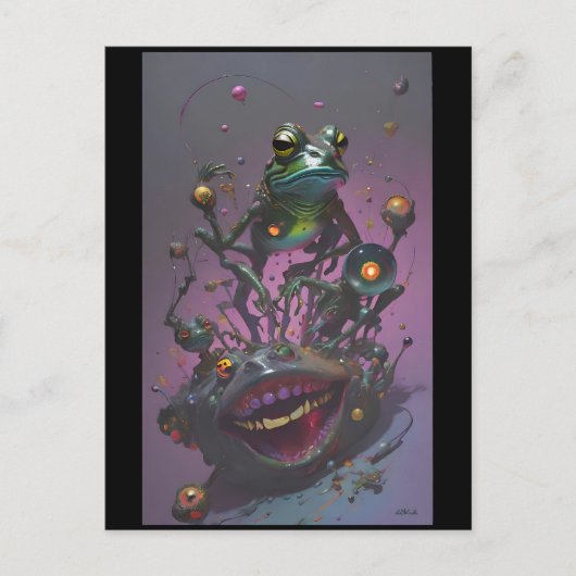 Frog It All II  Briefkaart (Voorkant)