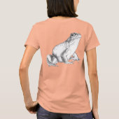 Frog Jacket Bullfrog Art Women's Hooded Jogger T-shirt (Achterkant)