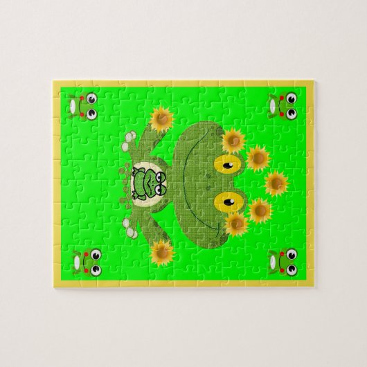 Frog Jigzaag Puzzle Legpuzzel (Horizontaal)