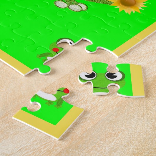 Frog Jigzaag Puzzle Legpuzzel (Zijkant)