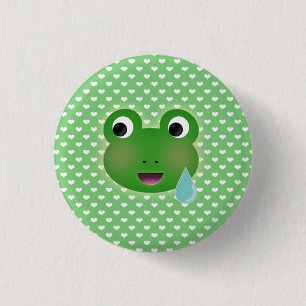 Frog Kawaii Ronde Button 3,2 Cm