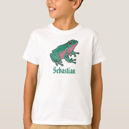 Frog Kids T-Shirt customizable Animal Tee for Boys