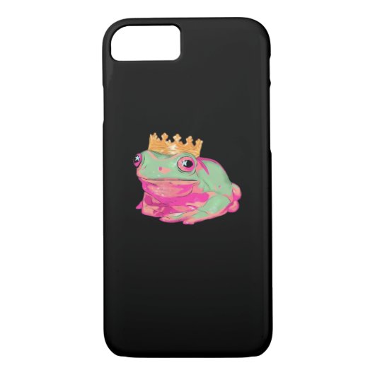 Frog King Funky Meme Classic Style Case-Mate iPhone Case (Achterkant)