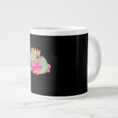 Frog King Funky Meme Classic Style Grote Koffiekop (Voorkant rechts)