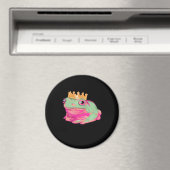 Frog King Funky Meme Classic Style Magneet (Insitu (Vaatwasser))
