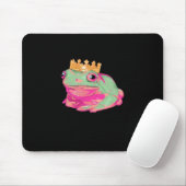 Frog King Funky Meme Classic Style Muismat (Met muis)