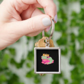 Frog King Funky Meme Classic Style Sleutelhanger (Hand)