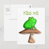 Frog Kiss Briefkaart (Voorkant / Achterkant)